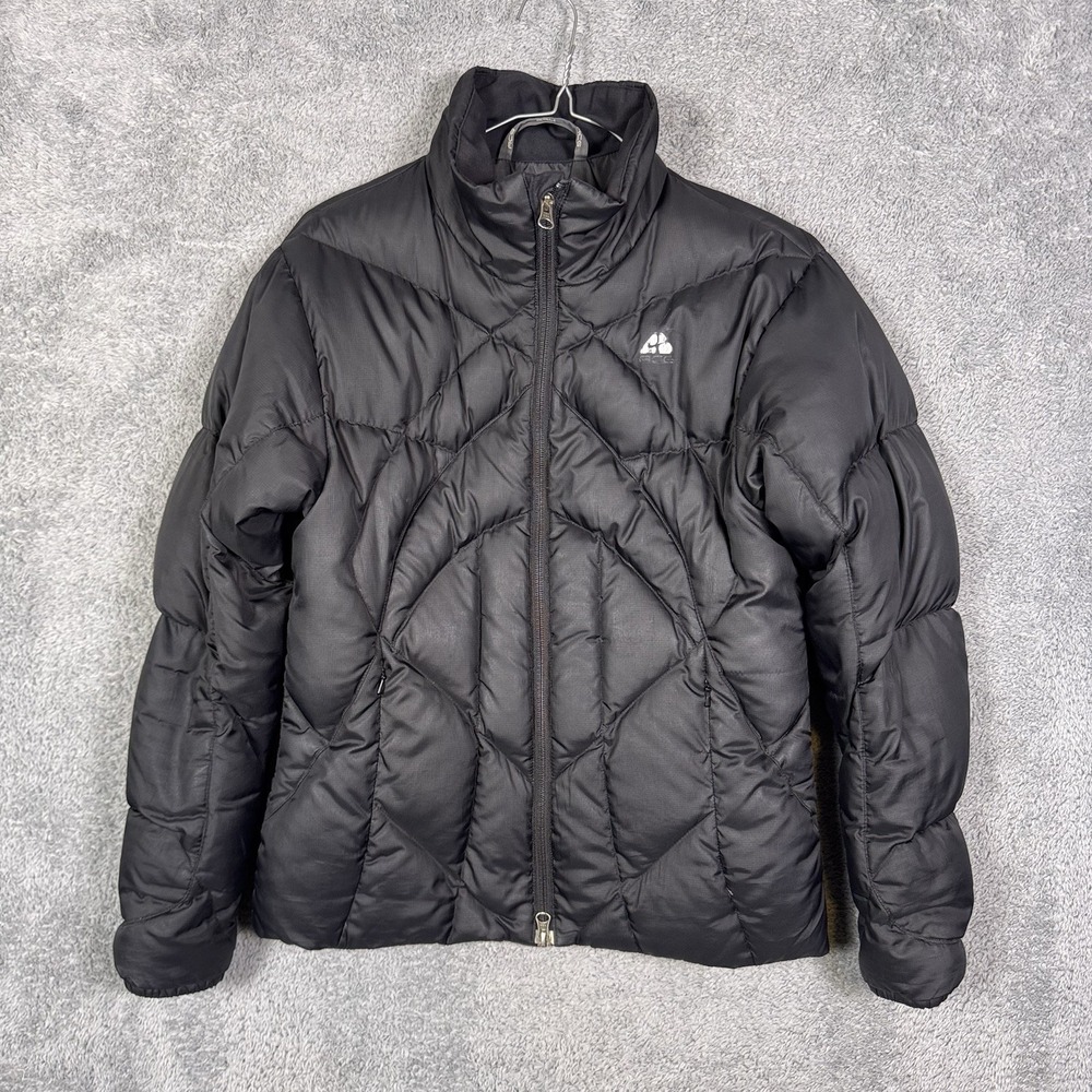 Nike ACG Coat Womens S Level 3 Goose Down Puffer Ski Jacket Quilted Y2K Full Zip